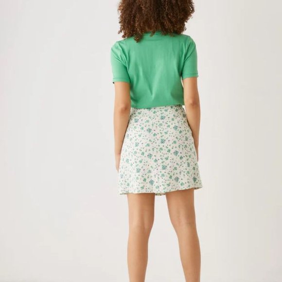 Frank & Oak Floral Mini Skirt - Size L - Picture 3 of 3
